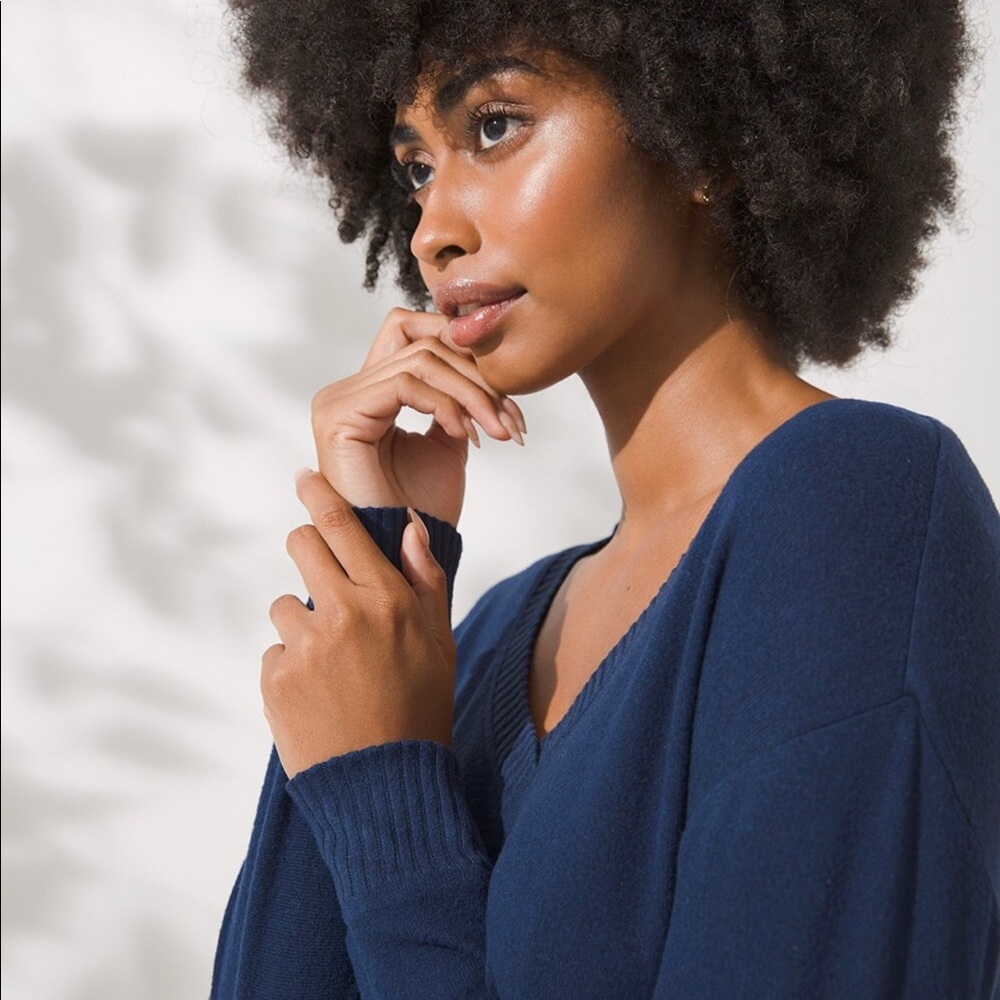 Soma Brushed Cozy Long Sleeve Pajama Top